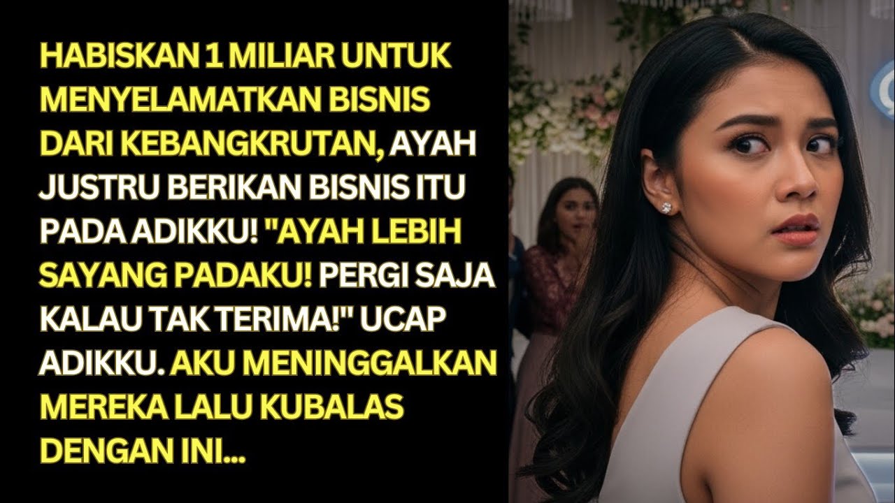 BAYAR 1 MILIAR AGAR BISNIS TAK BANGKRUT, AYAH BERIKAN BISNIS ITU UNTUK ADIKKU! KUBALAS DENGAN INI...