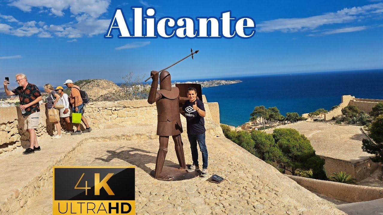 Alicante Cosa vedere in 4k,  passeggiando per la Città - Spagna