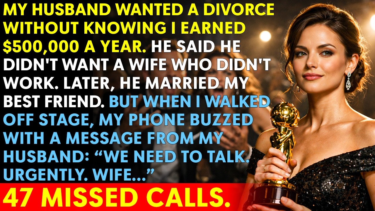 I was secretly earning $500,000 when my husband asked for a divorce. He then married my BFF and face