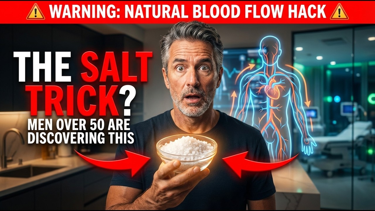 Salt Trick for Men: The 3-Ingredient Method Boosting Blood Flow After 50