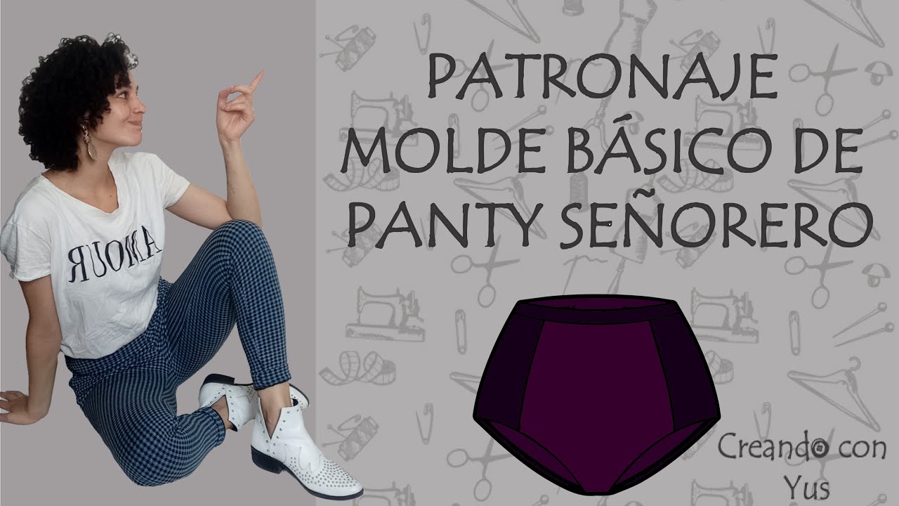 como hacer molde de panty señorero