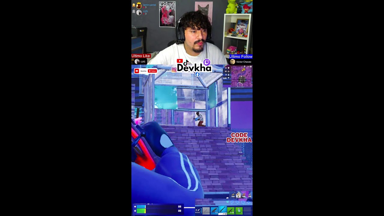 FORTNITE - Code. Devkha en FORTNITE ⚡#fortnite #fortniteclips #clips #gaming #fyp