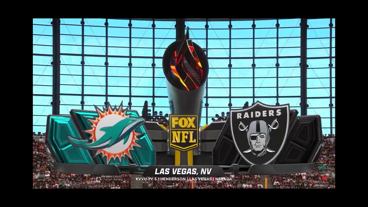 Вступление к трансляции NFL на FOX: Майами против Лас-Вегаса