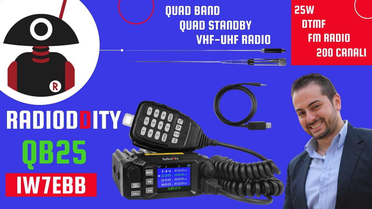Unboxing Radioddity QB25 #radioddity #QB25 #vhf #radioamatori #hamradio #uhf #radio #comunicare