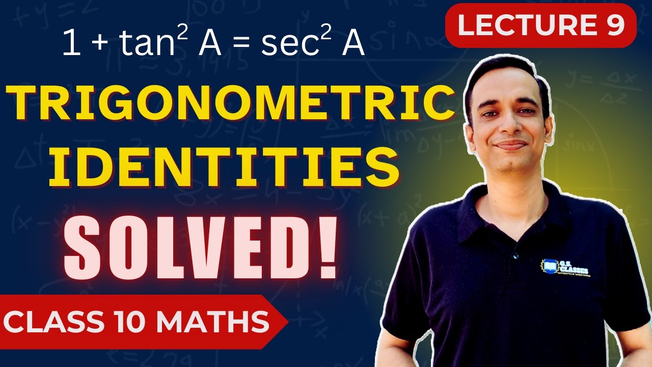 Verifying Trigonometric Identities Step by Step | Class 10 Maths