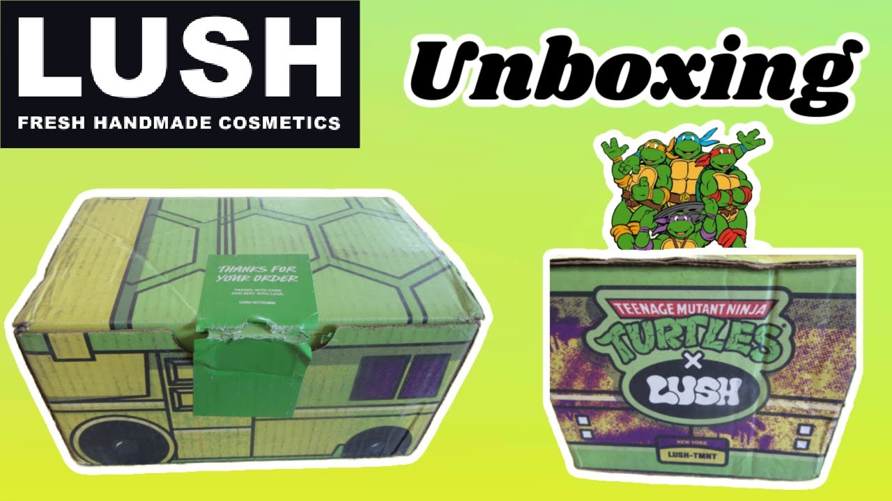 LUSH x Teenage Mutant Ninja Turtles - TMNT Subscription - Everything is BROKE!