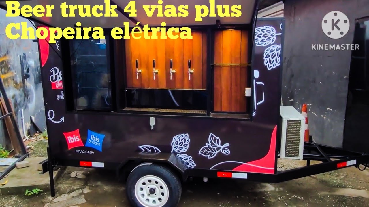 #5 Trailer Beer Truck 4 vias plus chopeira elétrica (Hotel Ibis Piracicaba)