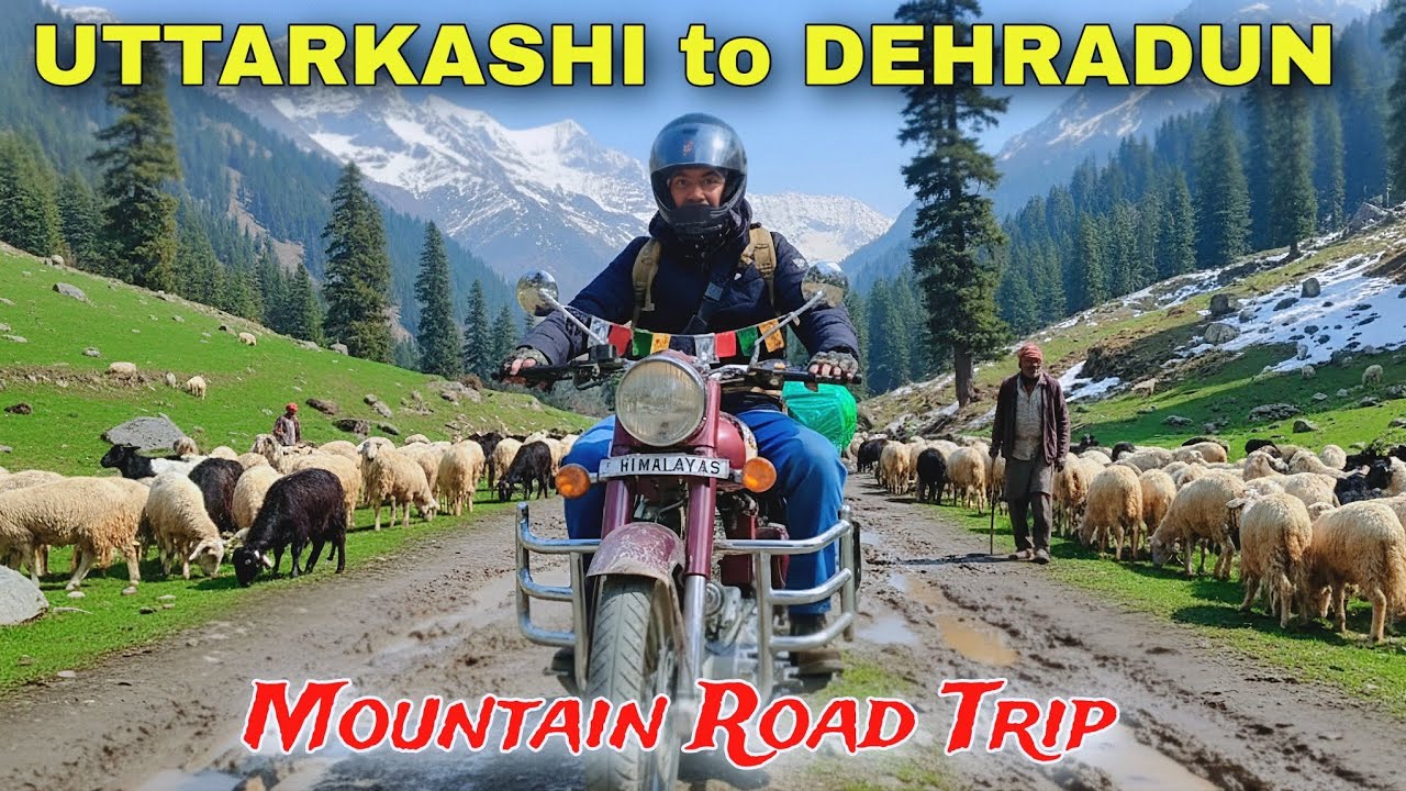 Sankri To Dehradun Mountain Road Trip By Bike | Uttarakhand Moto Vlog | Nomadic Bird Uk07