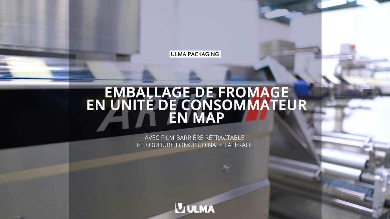 Emballage de fromage en unité de consommateur en MAP par ULMA Packaging