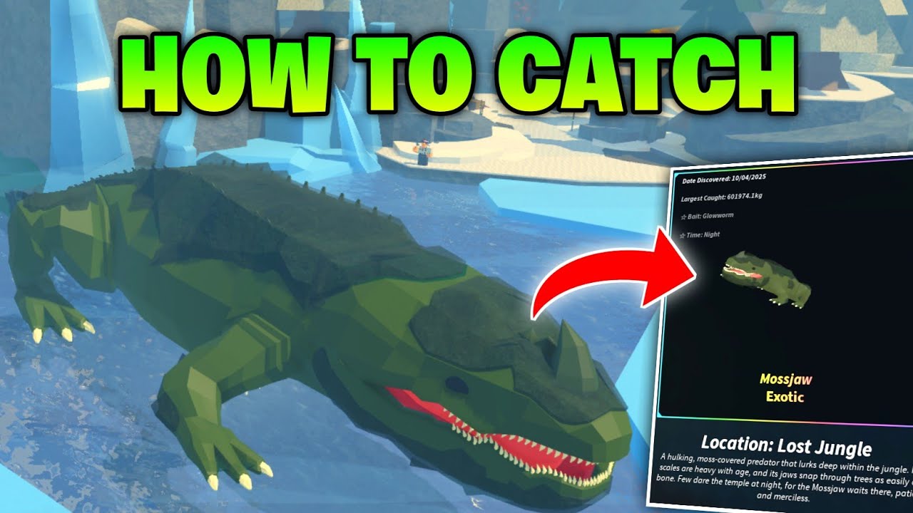 How to Get Mossjaw Fish in Fisch - Lost Jungle Update