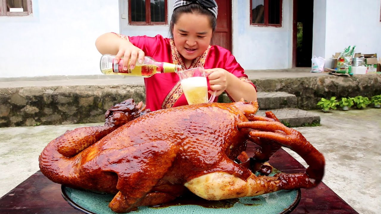 Сестра Мяо сделала три чашки курицы, измельченные куриные ножки с пивом,Приятным