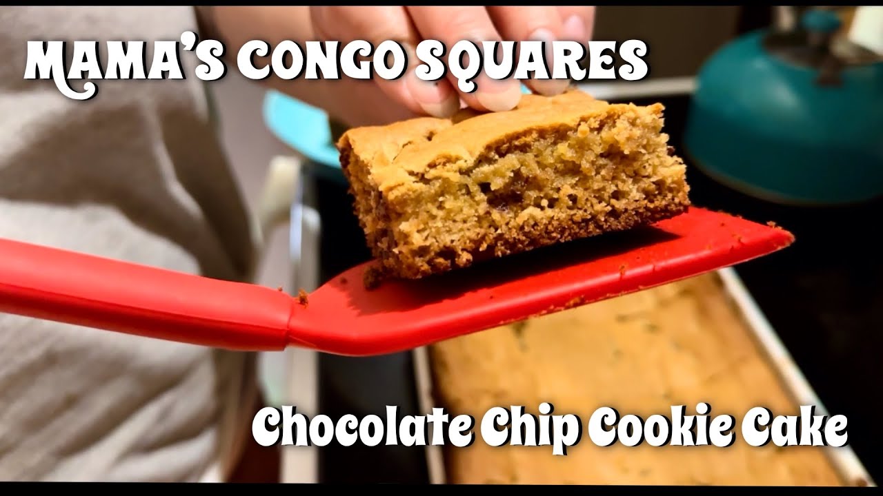 Mama’s Congo Squares | Cookie Recipe | Chocolate Chip Cookies