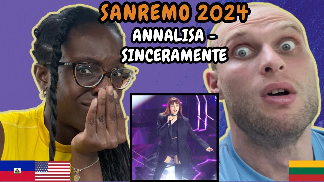 Annalisa - Sinceramente Reaction (Italy 🇮🇹 SANREMO 2024) | FIRST TIME WATCHING