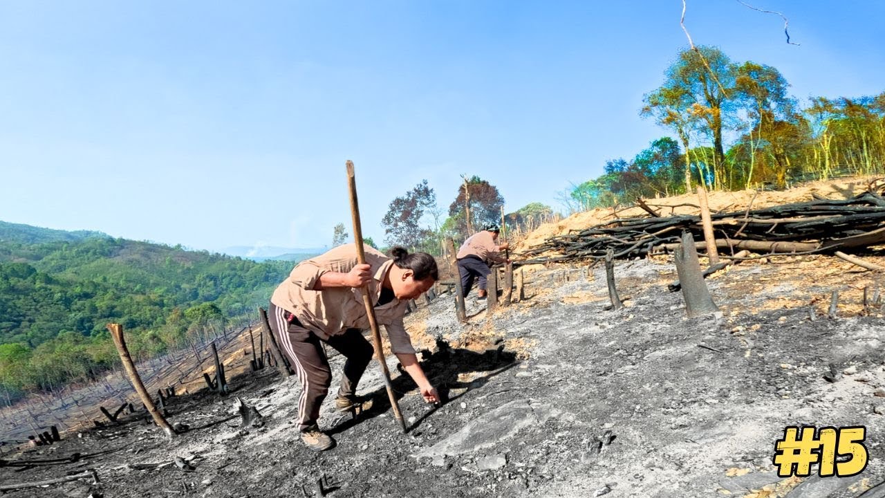 Daily life of farmer in GARO HILLS.