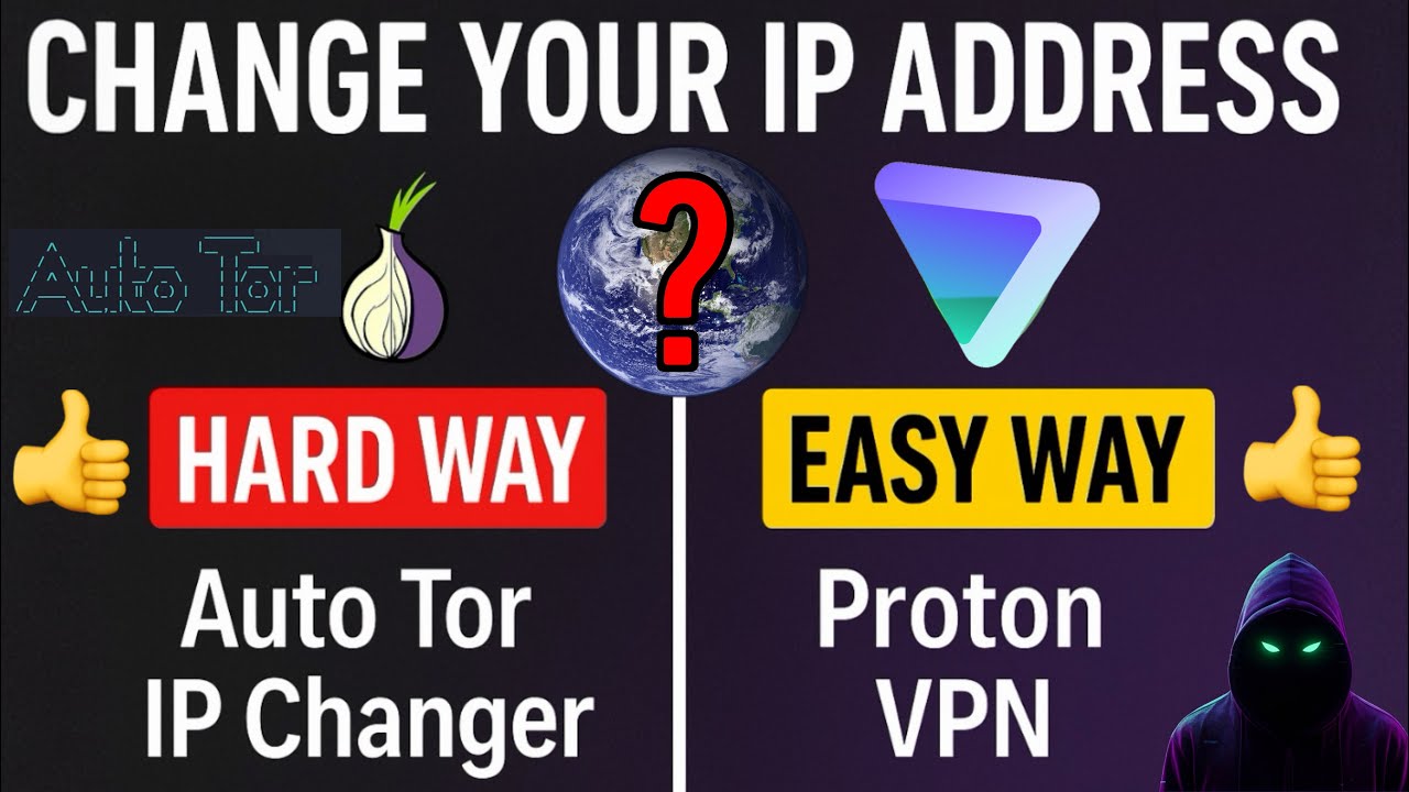 Как изменить свой IP-адрес: простой и сложный способы. (VPN против Tor Auto IP Changer!)