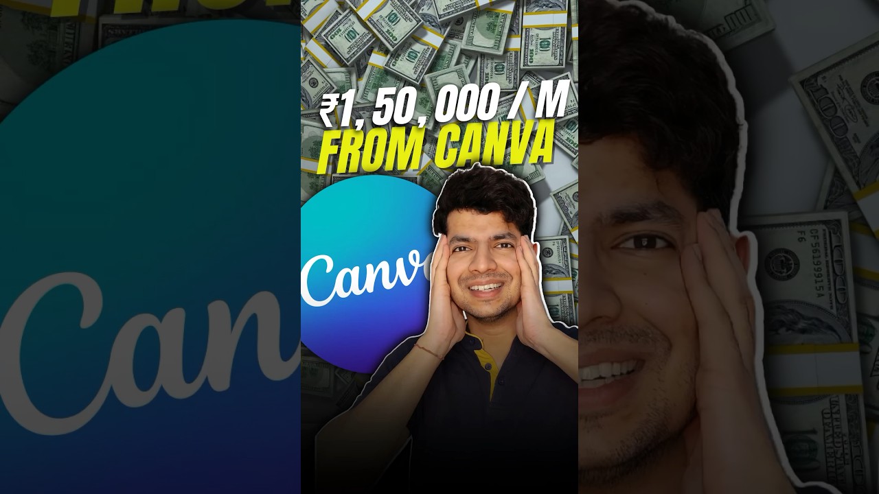 Make Upto ₹1,50,000 Per Month From Canva!! 🤑🤑#earnmoneyonline #makemoneyfromhome #sidehustle