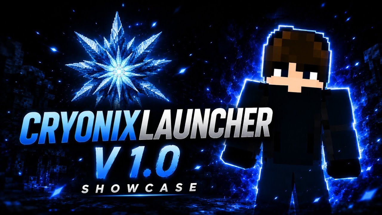 ❄️ Cryonix Launcher v1.0 Showcase 🔥 | Smooth FPS, Clean UI & PvP Experience
