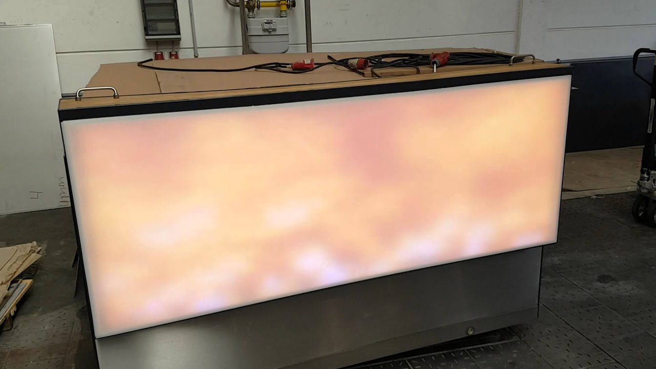 LED Front Panel Mobile Kitchen