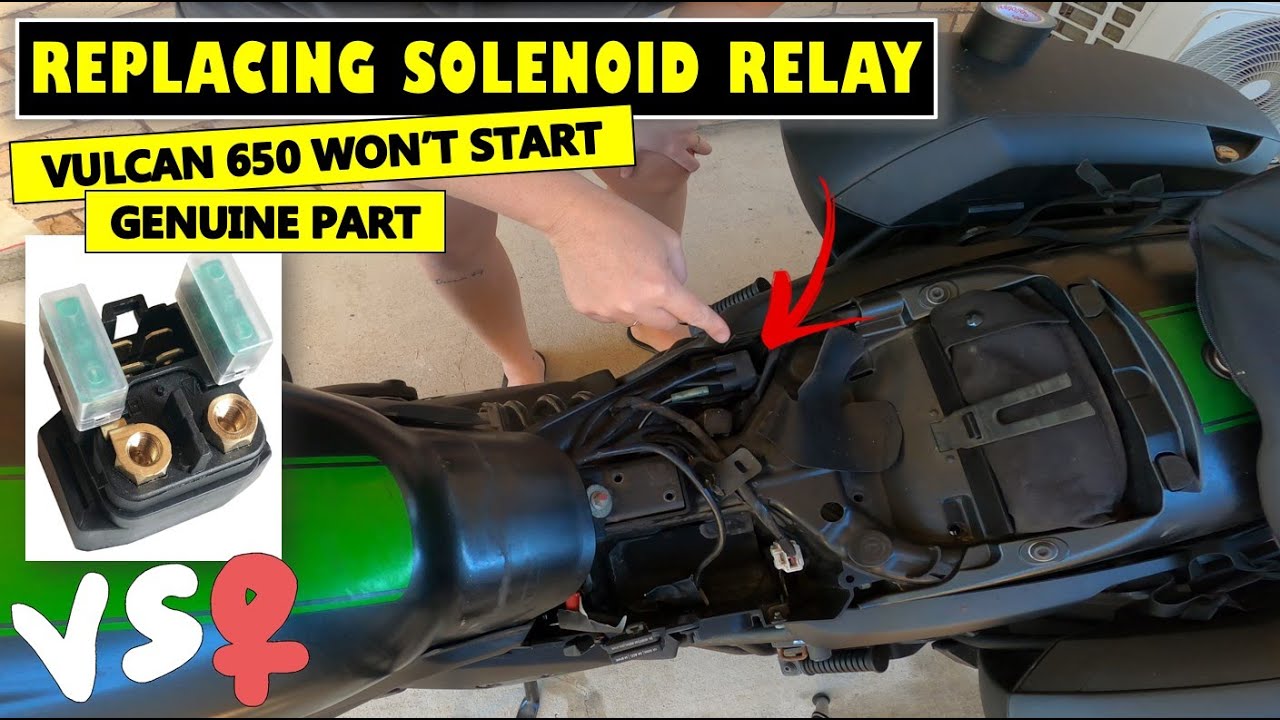 VS♀️ Replacing Solenoid Relay (Vulcan 650)