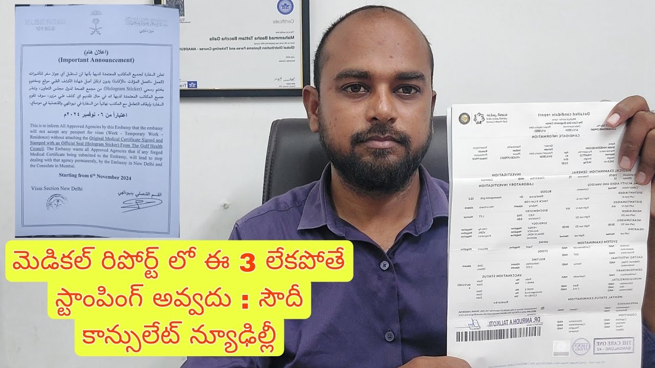 Saudi Telugu News 14-11-2024 || Gamca or wafid medical || STNEWS