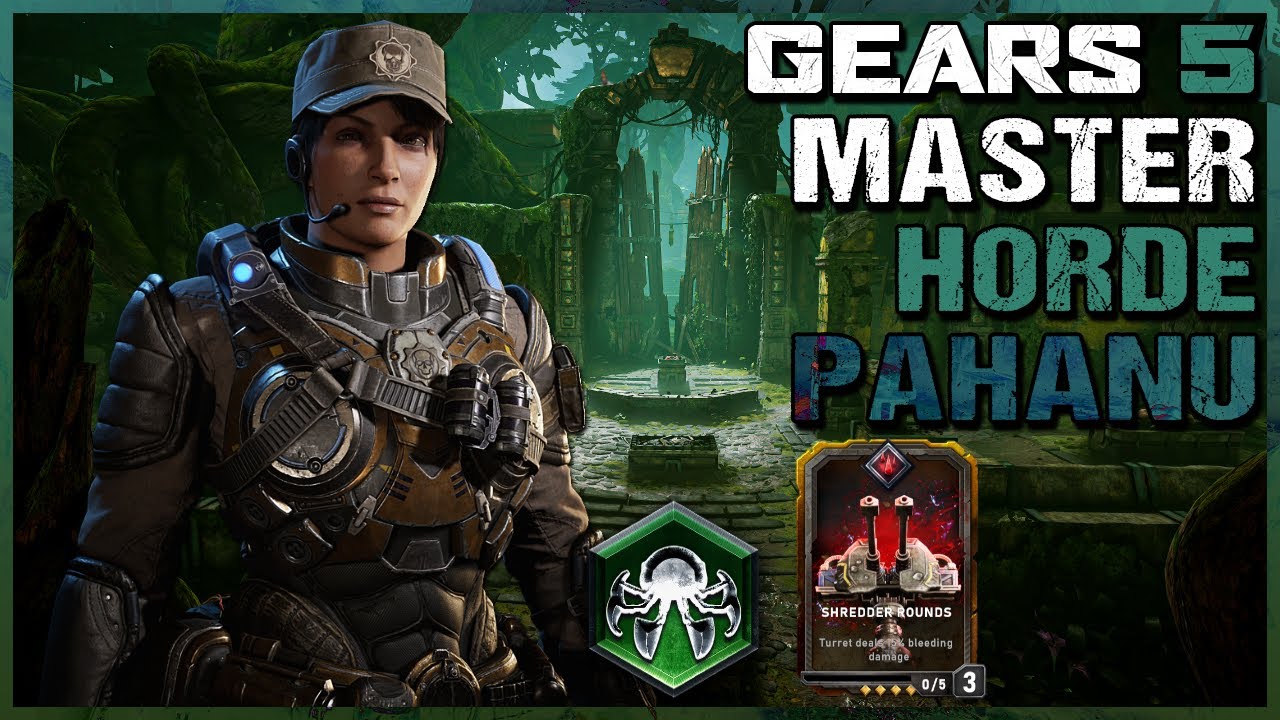 Trying out the Turret Bleed! - Mechanic on Pahanu - Gears 5 Master Daily Horde Frenzy 5-25-2021