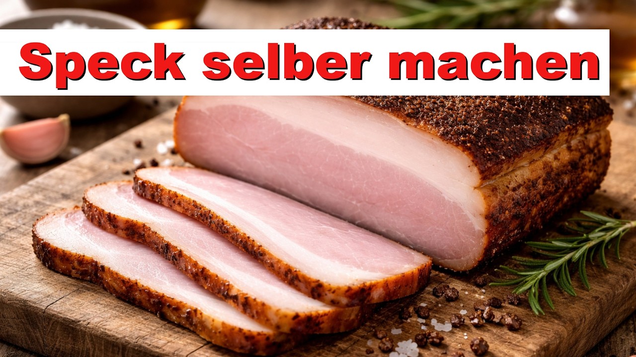 Speck selber räuchern - Schritt für Schritt zum köstlichen Ergebnis! Let's Cook