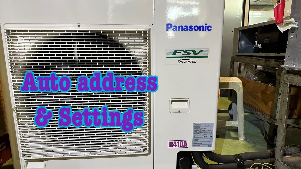 Mini FSV | Auto address & settings | Panasonic air conditioner