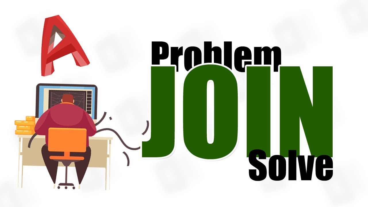 Join Problem Solve in AutoCAD - حل مشكلة عدم ربط العناصر في الاوتوكاد