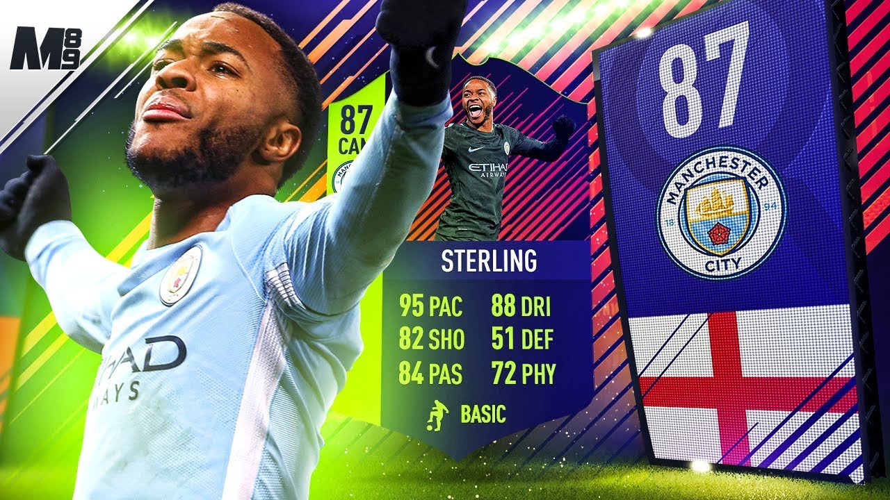 FIFA 18 PTG STERLING REVIEW | 87 PATH TO GLORY STERLING PLAYER REVIEW | FIFA 18 ULTIMATE TEAM
