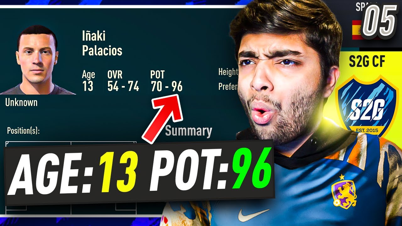 Я НАШЕЛ ЛУЧШЕГО ИГРОКА МОЛОДЕЖНОЙ АКАДЕМИИ?!!😱 - FIFA 22 СОЗДАТЬ КЛУБ ЭПИЗОД 5