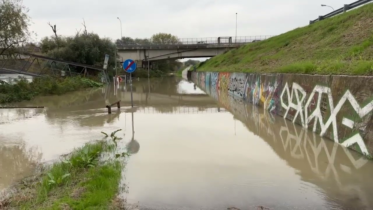 Piena del Po a Polesella (RO) - 22/10/2024