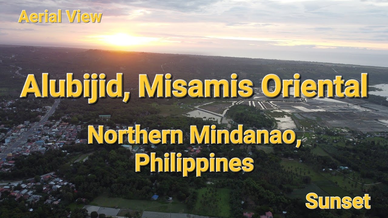 Sunset Aerial View of Alubijid, Misamis Oriental, Northern Mindanao #ricefield #sunset #djimini2