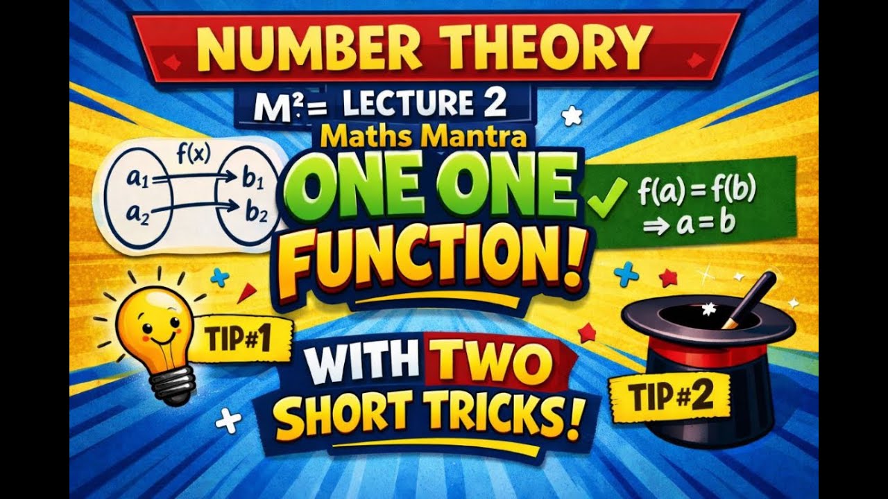 One-One Function || Lec-2 || 