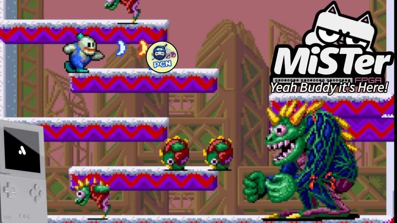Snow Bros Finally Hits MiSTer FPGA & Analogue Pocket ❄️