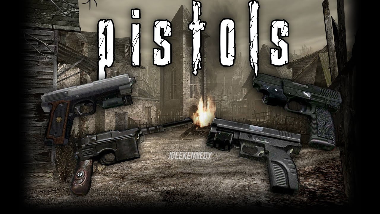 Демонстрация оружия Resident Evil 4: пистолеты