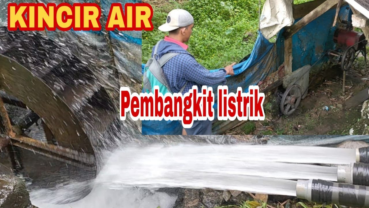 KINCIR AIR PEMBANGKIT LISTRIK ‼️ PEMBANGKIT LISTRIK TENAGA AIR SEDERHANA @rijalpanjaitan8732