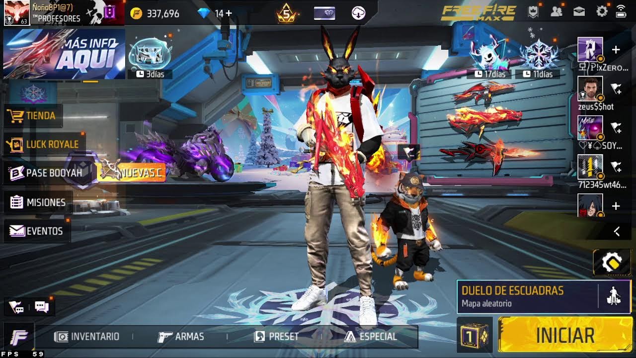 JUGANDO FREE FIRE