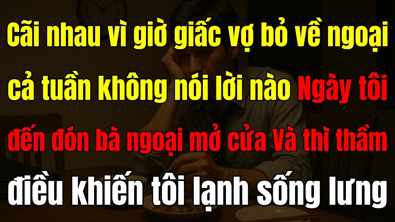 Về nhà lúc 11 giờ đêm, tôi mất vợ con mãi mãi vì một câu nói ngu xuẩn