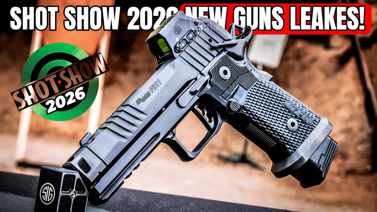 10 новых пистолетов, которые будут доминировать на выставке SHOT Show 2026!