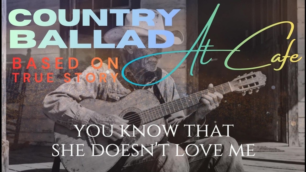 You Know That She Doesn't Love Me #CountryBalladAtCafe #SongBasedOnTrueStory #CountryMusic