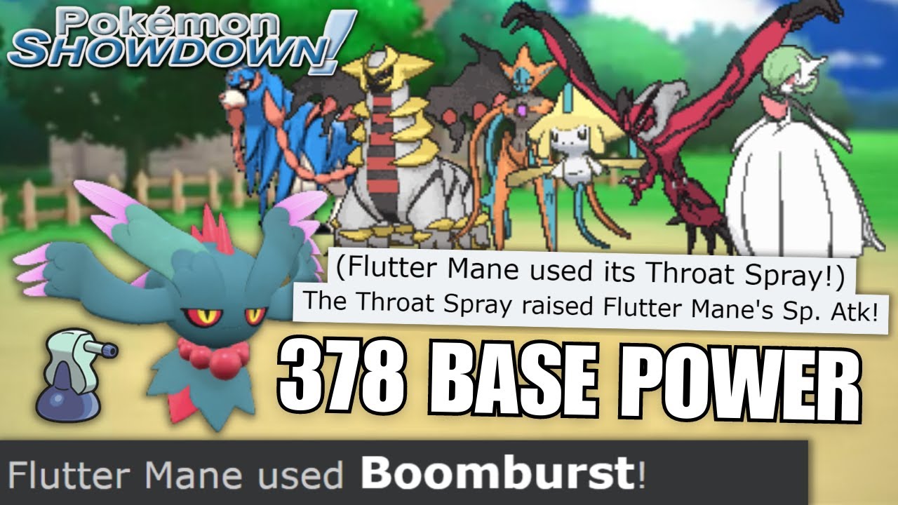 Pixilate Boomburst Flutter Mane SWEEPS Pokemon Showdown Balanced Hackmons