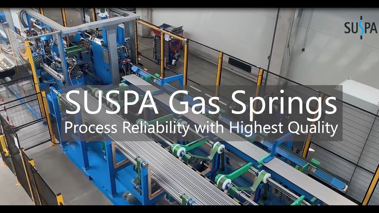 SUSPA gas springs - production process