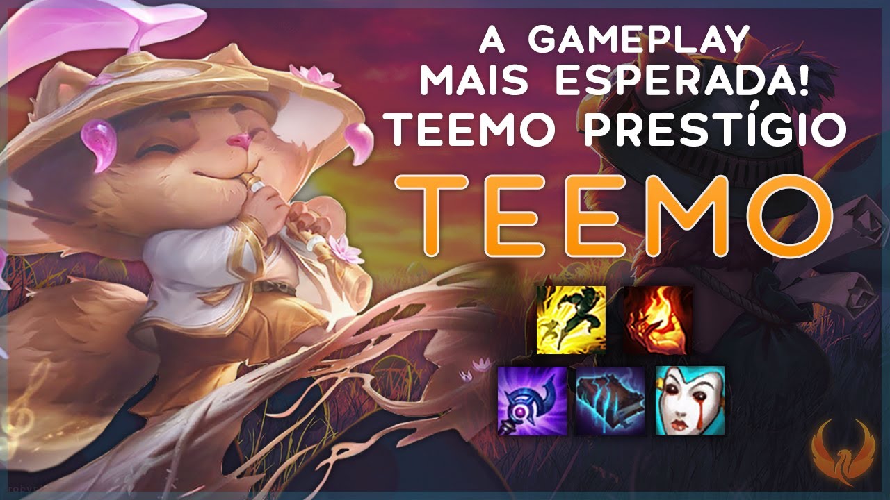 A GAMEPLAY MAIS ESPERADA - TEEMO EDIÇÃO PRESTÍGIO MID GAMEPLAY [PT-BR]