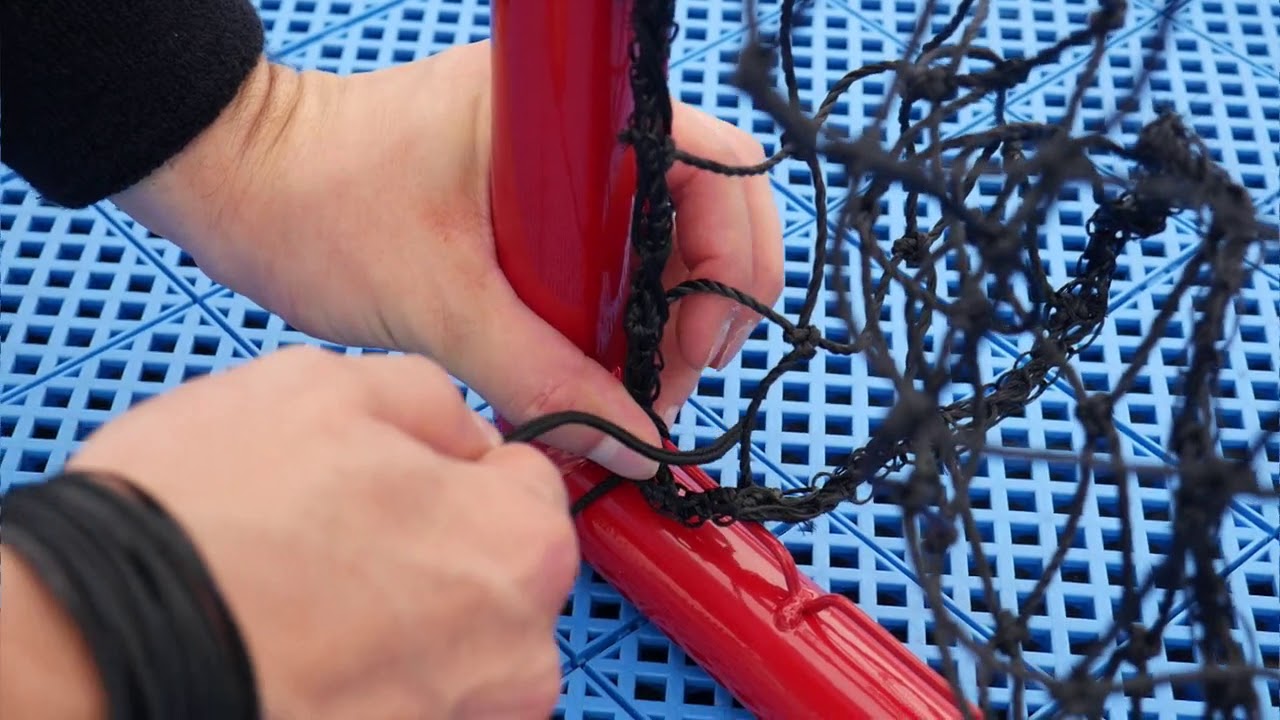 How to prepare the Floorball net Floorbee 160x115cm
