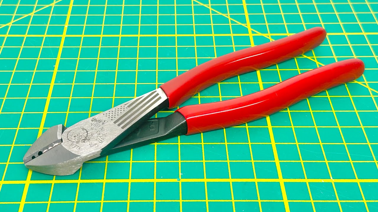 Диагональные кусачки Klein Tools со съемниками