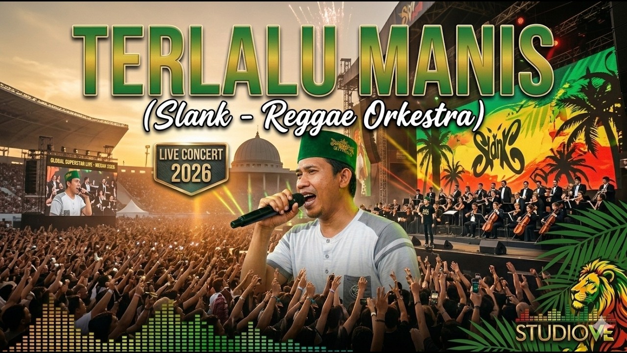 TERLALU MANIS - Slank (Reggae Orchesta Cover) | Versi Paling Mewah & Santai! 🎻🌴
