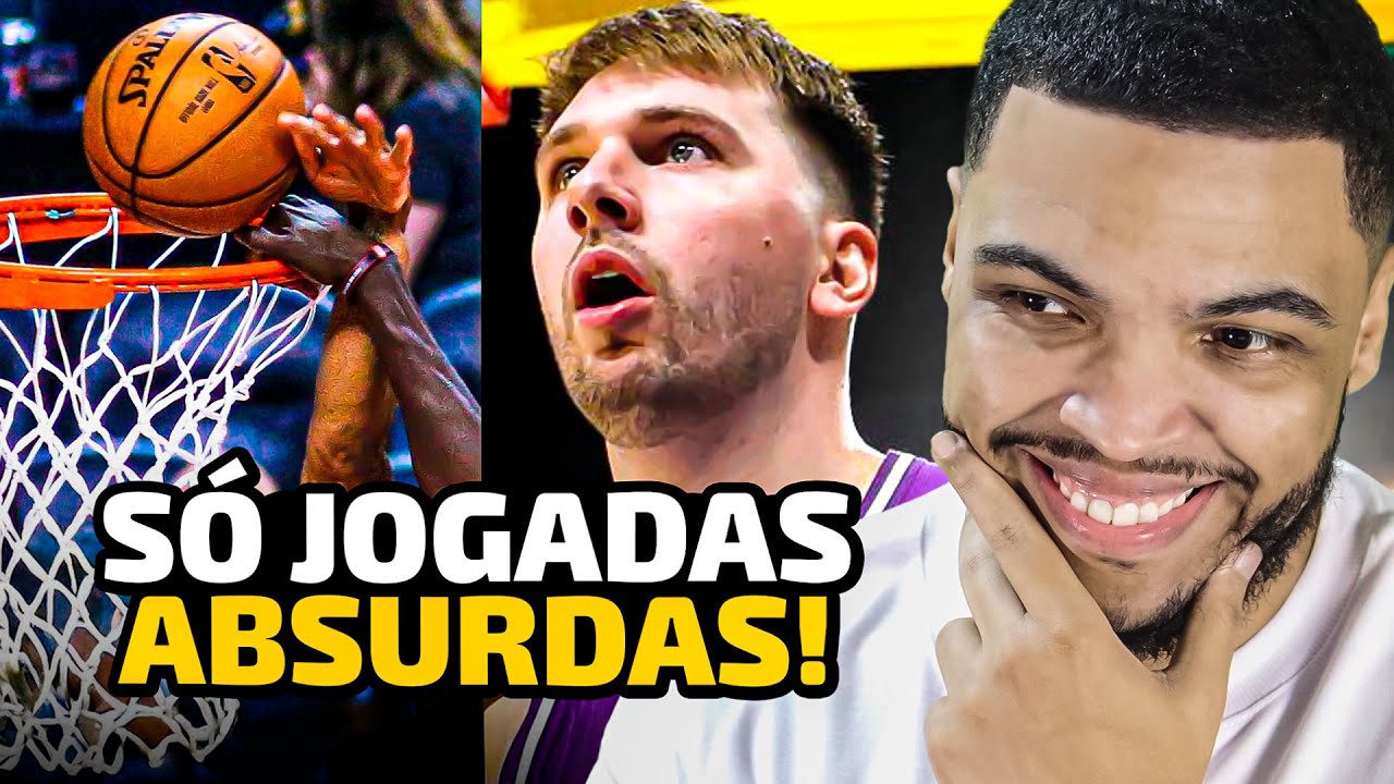 AS JOGADAS MAIS ABSURDAS E DIFÍCEIS DA NBA! | React Golden Hoops