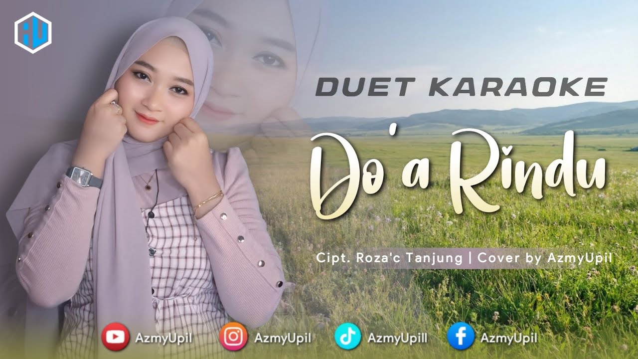 DOA RINDU - KARAOKE DUET BERSAMA AZMYUPIL 