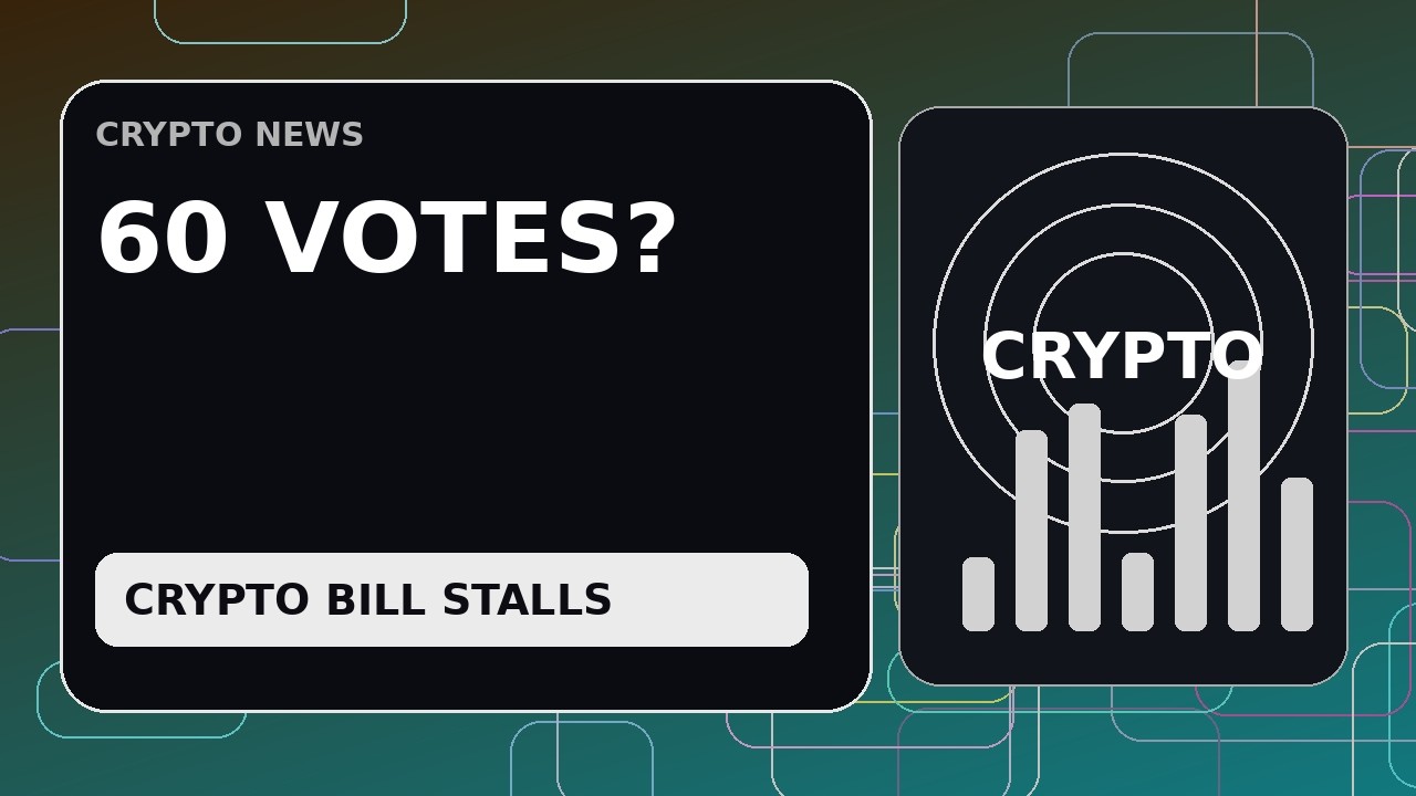 Senate Crypto Bill Vote Math Tightens as Senate Crypto Bill Ethics Fight Grows