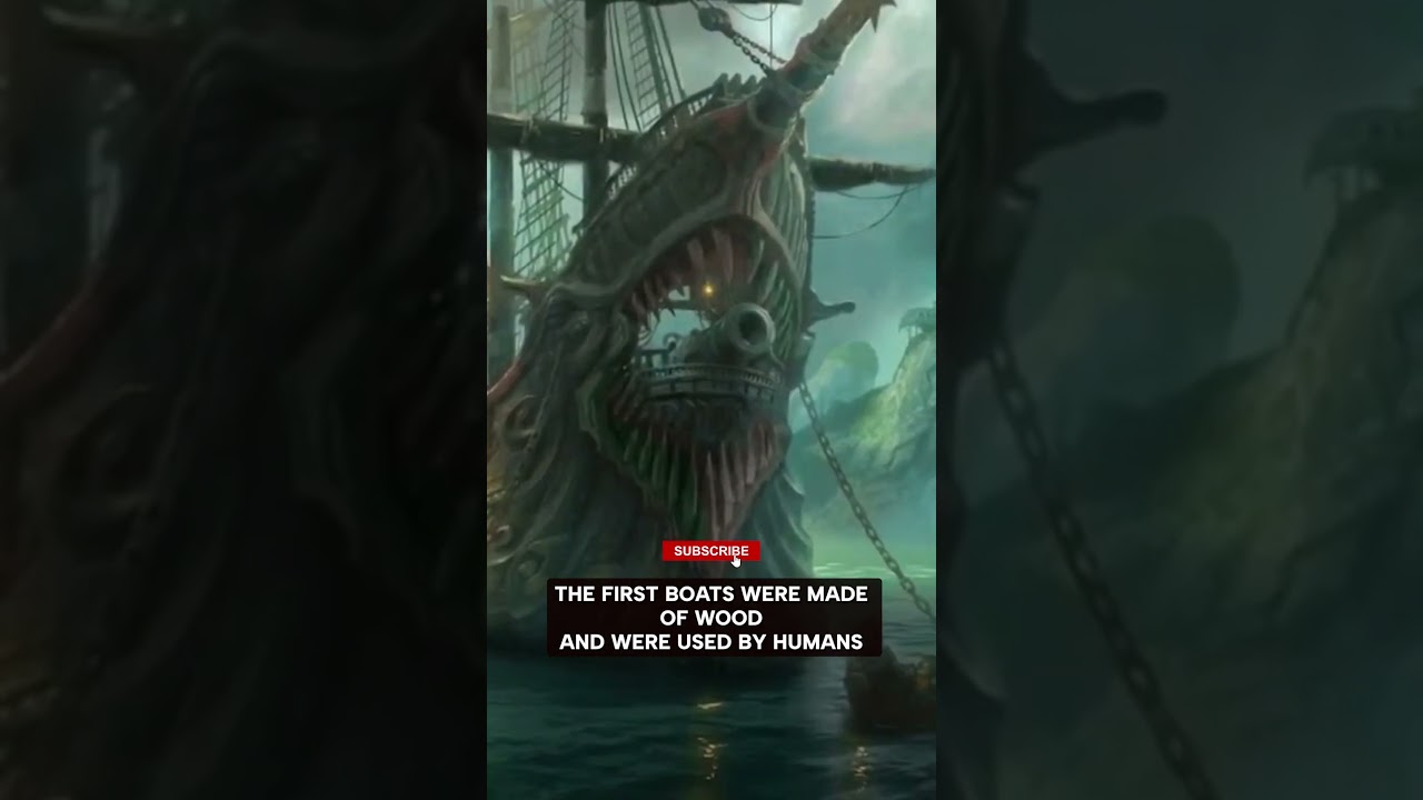 The first ship was made of wood